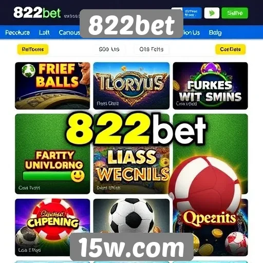 Comparativo de jogos disponíveis no 822bet